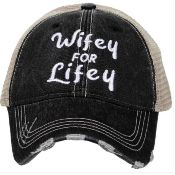 Embroidered Trucker Caps with Curved Bill - Picture 7 of 8